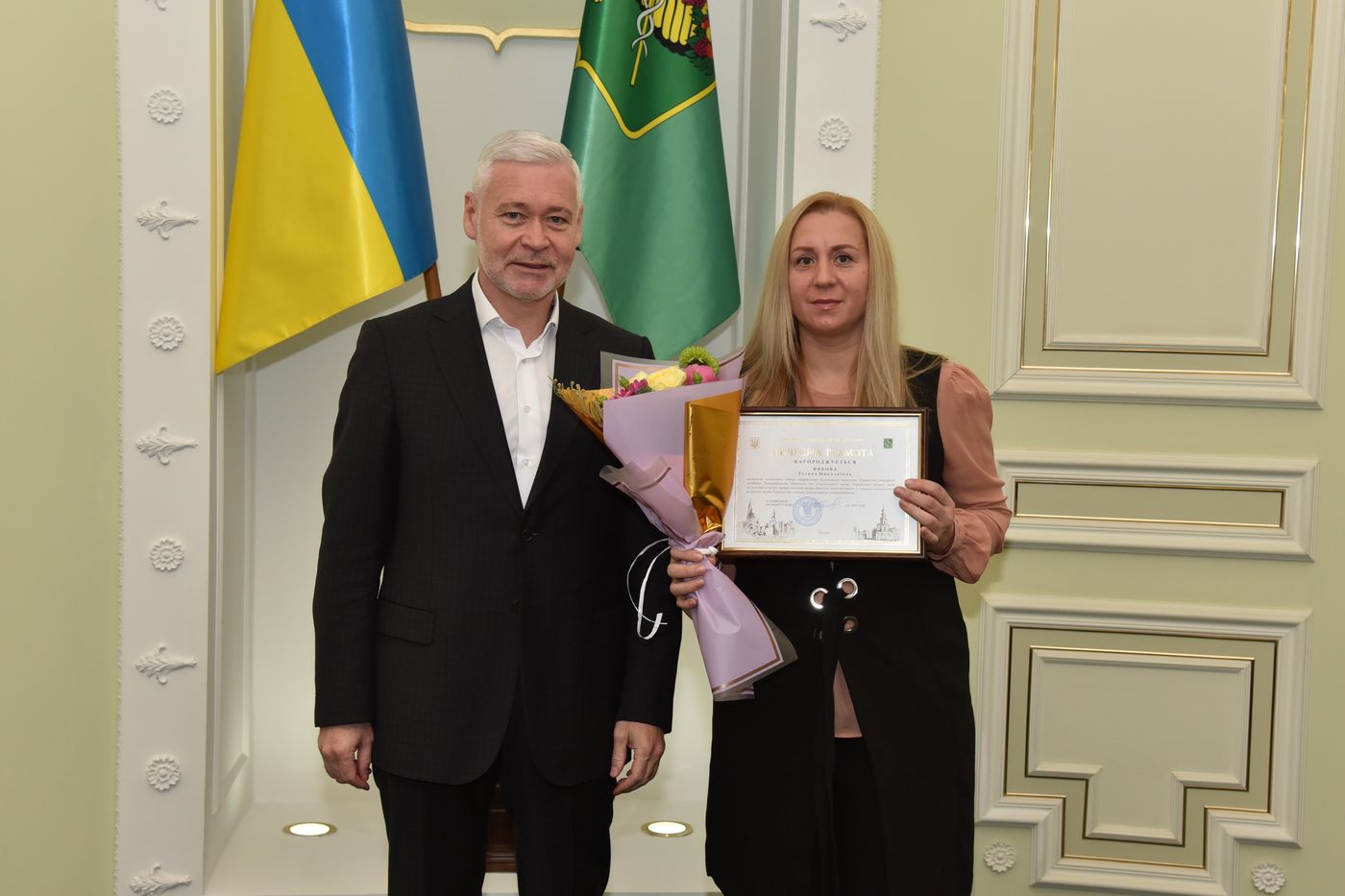 Представникам органів місцевого самоврядування вручили грамоти