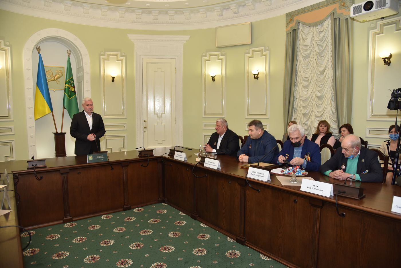 Ігор Терехов привітав харківських чорнобильців