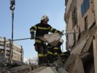 У Харкові рятувальники продовжують ліквідувати наслідки обстрілів 