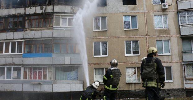 За добу харківські рятувальники загасили 28 пожеж, спричинених ворожими обстрілами