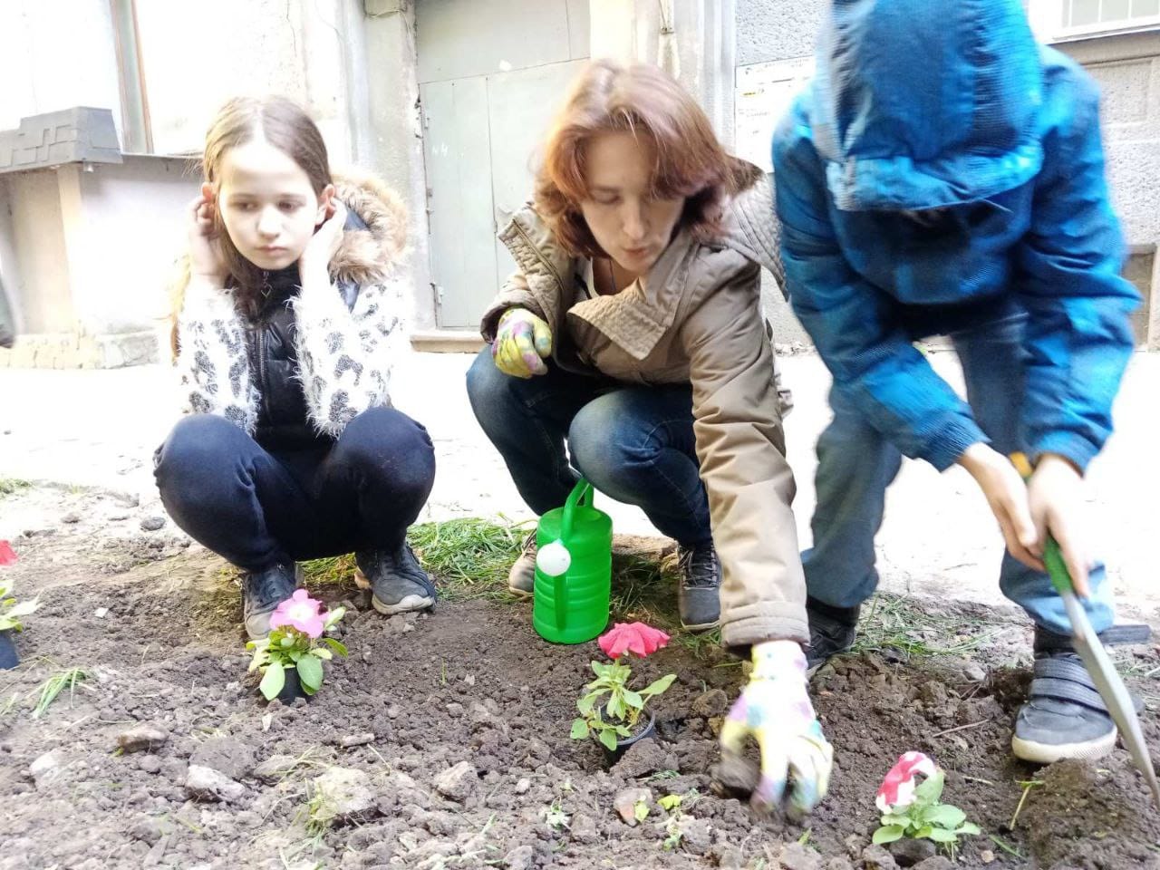 Харків'яни вирішили відновити квітники у дворах у центрі міста