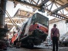 Територія Салтівського депо зруйнована та знеструмлена