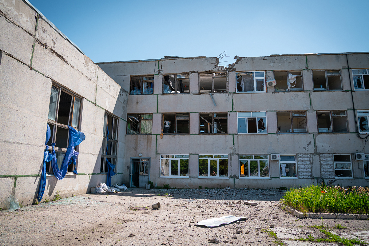 Територія Салтівського депо зруйнована та знеструмлена