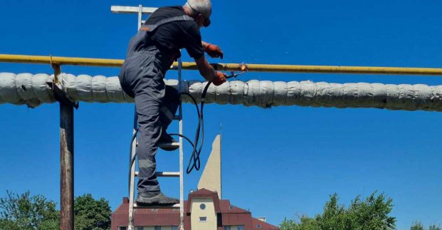 На Великій Данилівці відновлюють газопостачання
