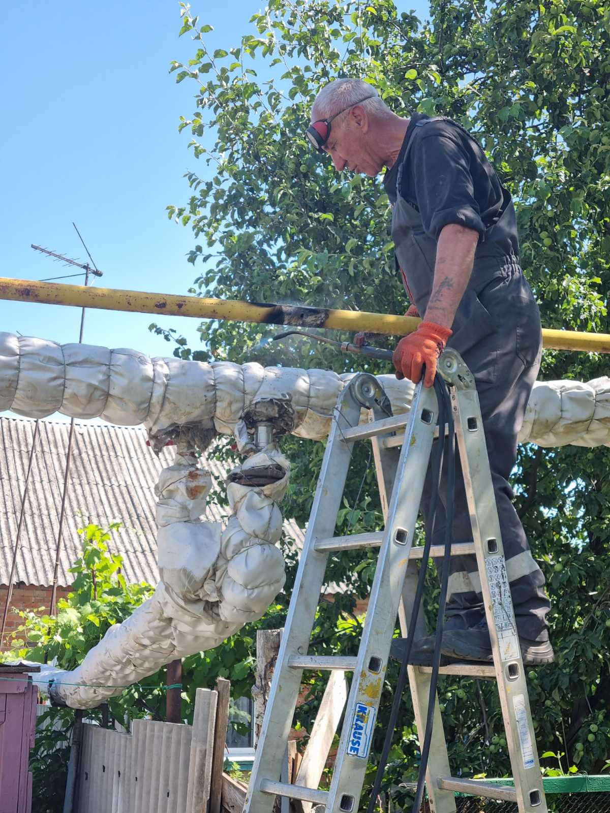 На Великій Данилівці відновлюють газопостачання