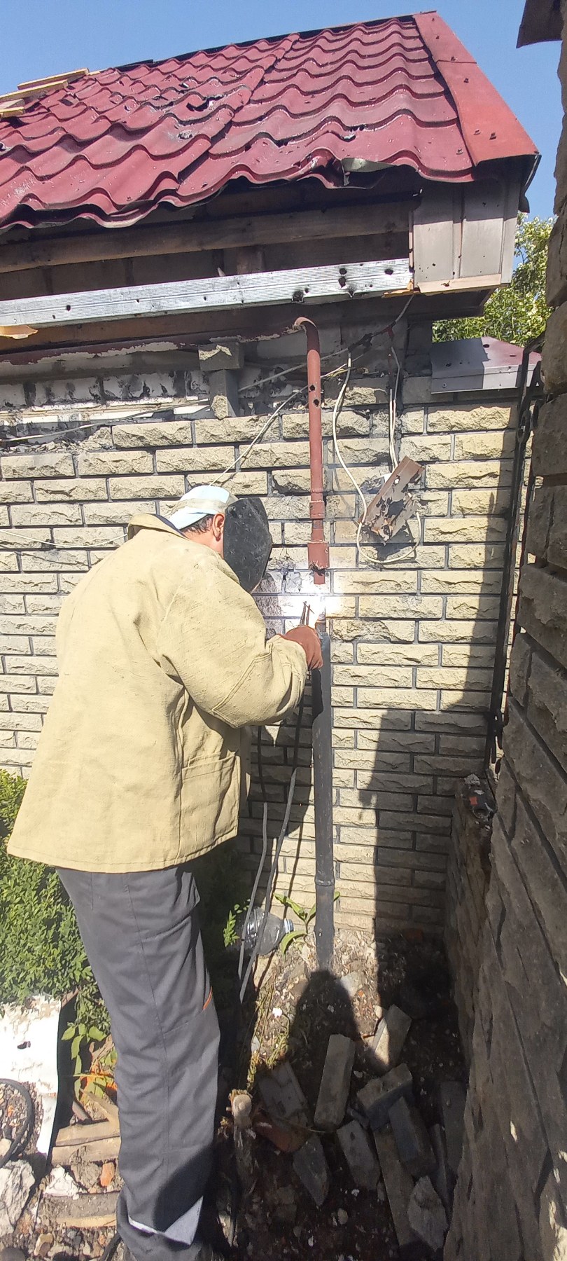 На Великій Данилівці відновлюють газопостачання
