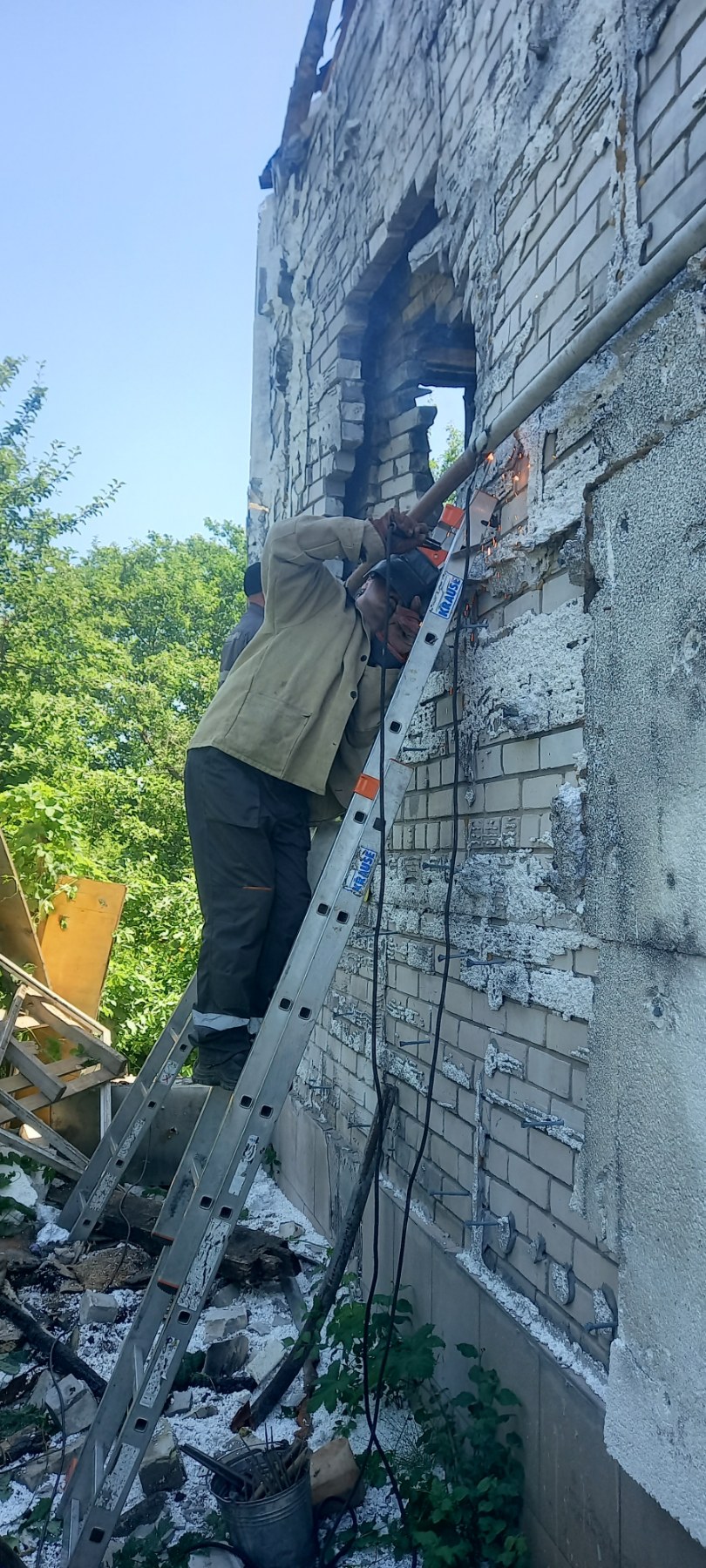На Великій Данилівці відновлюють газопостачання