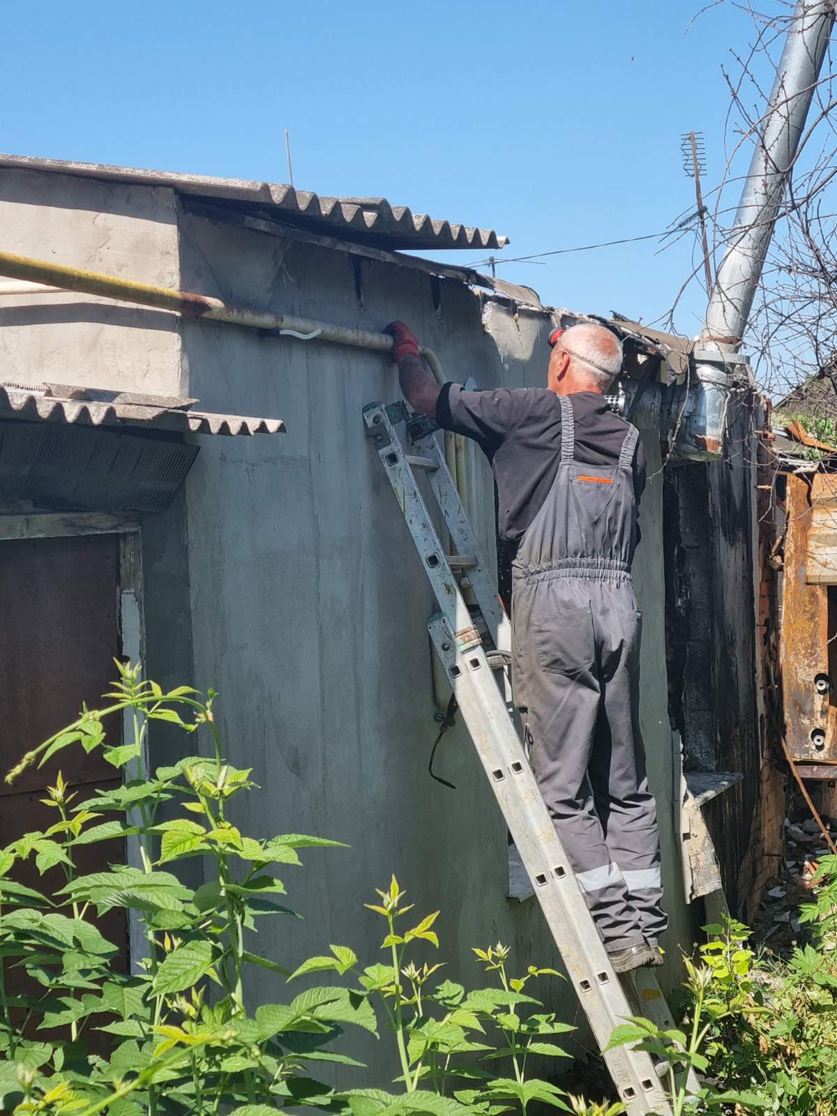 На Великій Данилівці відновлюють газопостачання