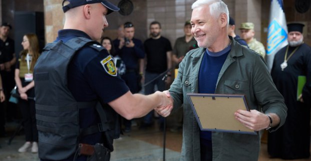 Ігор Терехов вручив нагороди харківським поліцейським