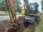По вулиці Весніна перекладають водовід