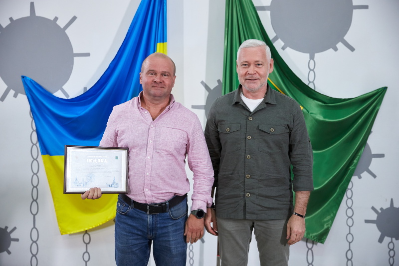 У Харкові нагородили працівників комунальних служб та волонтерів