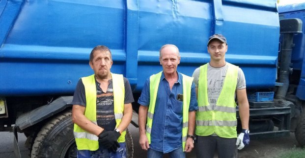 #Обличчя_Харкова: екіпаж сміттєвоза КВПВ