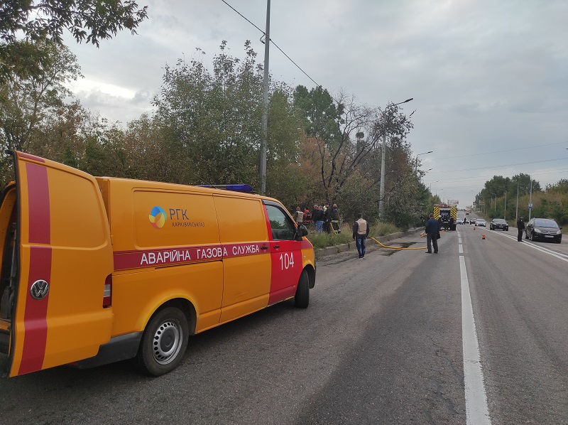 У Харкові усунули пошкодження на газопроводі високого тиску після обстрілу
