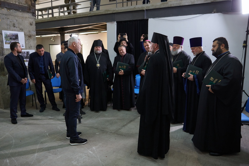 Ігор Терехов подякував за відданість Харкову представникам духовенства