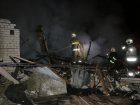 У Київському районі через обстріл сталася пожежа у гаражному кооперативі