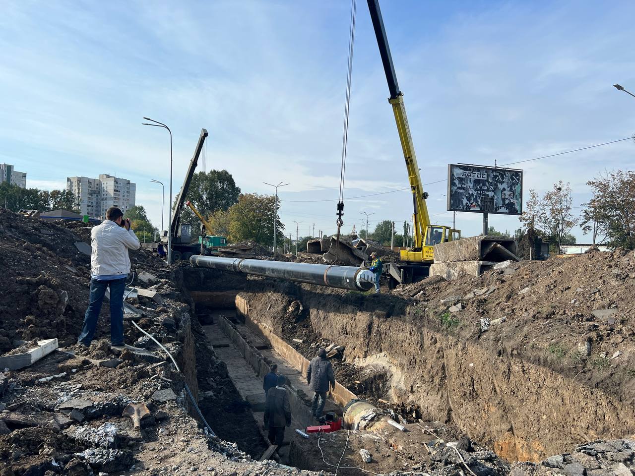 «Теплові мережі» пришвидшили роботи у центральних частинах міста