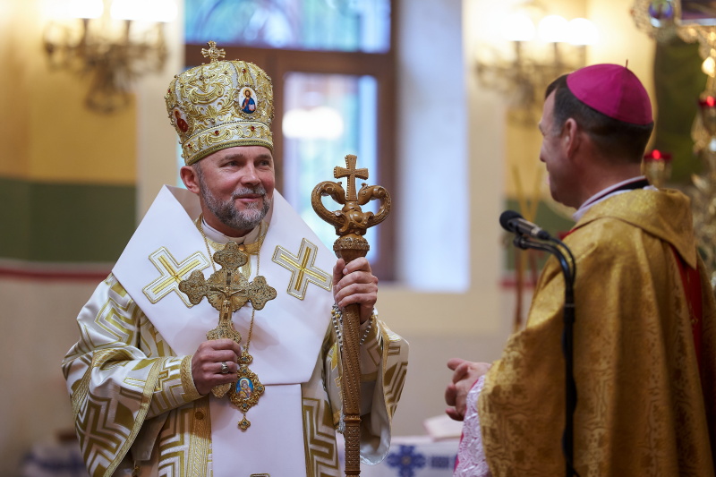 Ігор Терехов привітав владику Василя Тучапця із 55-річчям
