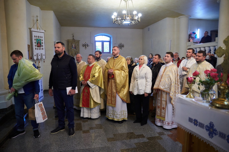 Ігор Терехов привітав владику Василя Тучапця із 55-річчям