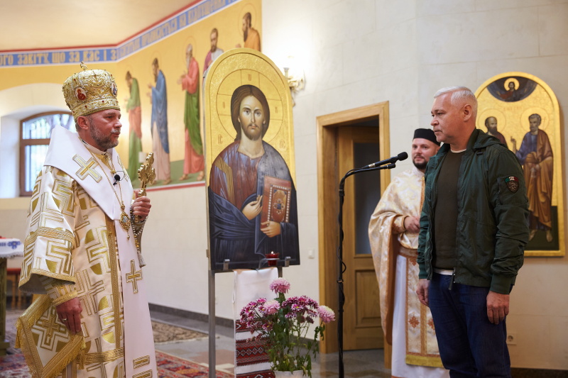 Ігор Терехов привітав владику Василя Тучапця із 55-річчям