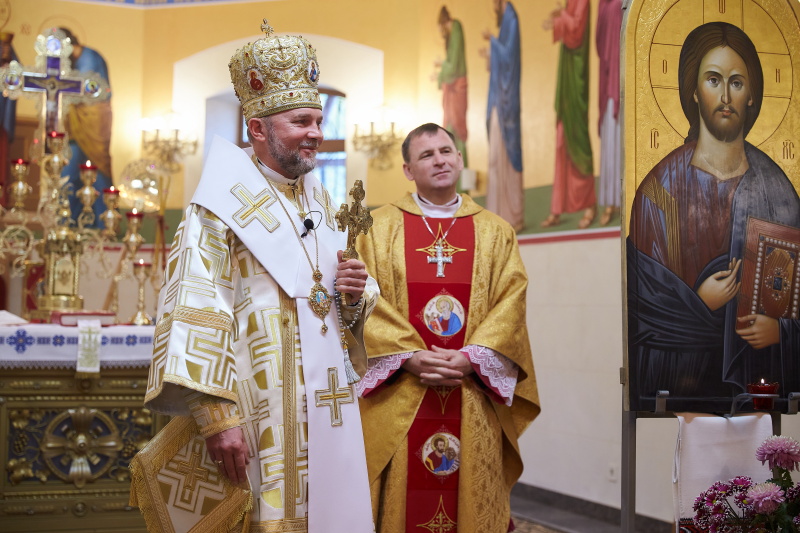 Ігор Терехов привітав владику Василя Тучапця із 55-річчям