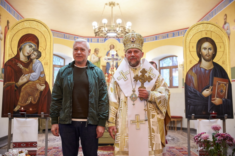 Ігор Терехов привітав владику Василя Тучапця із 55-річчям