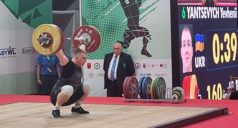 Харківський важкоатлет здобув срібні медалі на чемпіонаті Європи