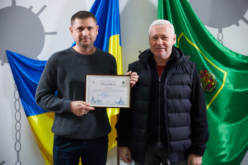 Ігор Терехов нагородив водіїв міського транспорту та дорожників