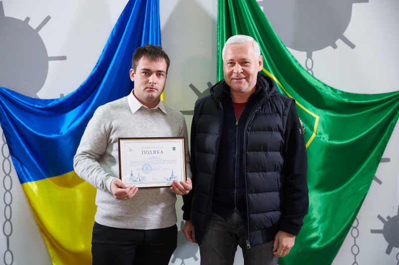 Ігор Терехов нагородив водіїв міського транспорту та дорожників
