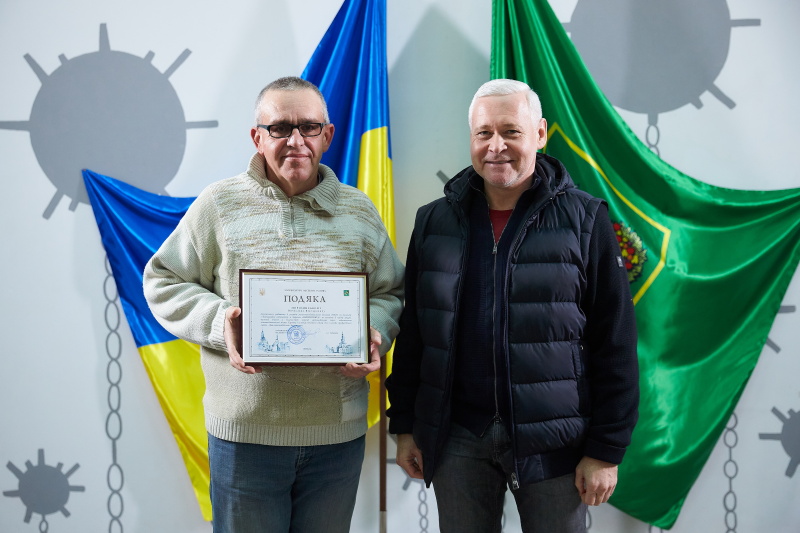 Ігор Терехов нагородив водіїв міського транспорту та дорожників