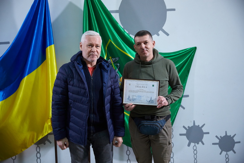 Ігор Терехов подякував волонтерам-автомобілістам за допомогу харків'янам