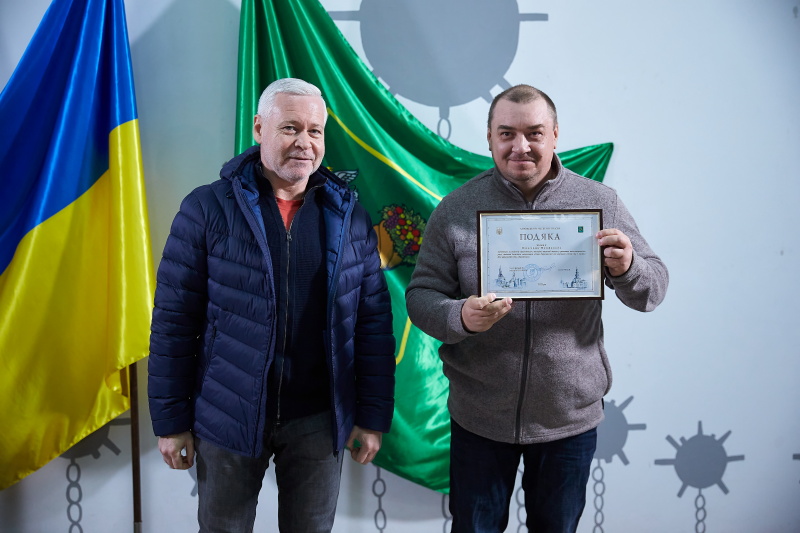 Ігор Терехов подякував волонтерам-автомобілістам за допомогу харків'янам