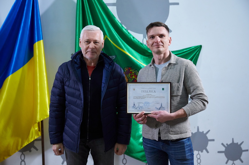 Ігор Терехов подякував волонтерам-автомобілістам за допомогу харків'янам