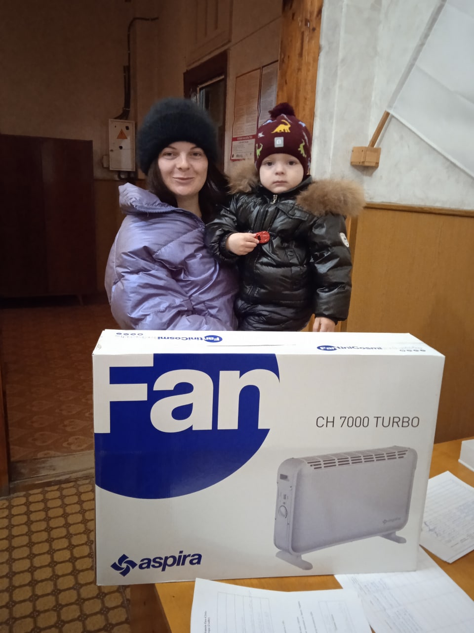Багатодітні родини Харкова отримують обігрівачі