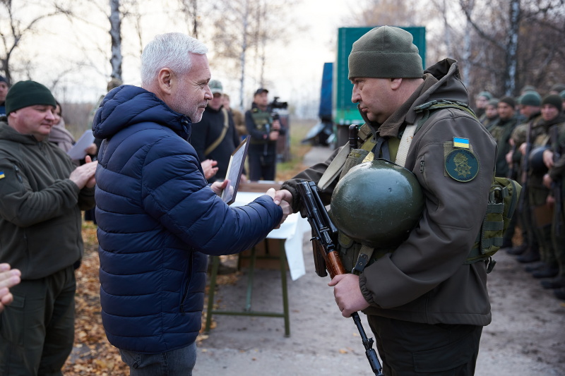 Ігор Терехов нагородив ракетників та артилеристів