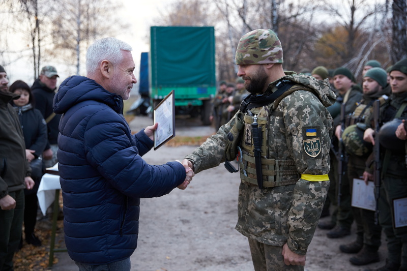 Ігор Терехов нагородив ракетників та артилеристів