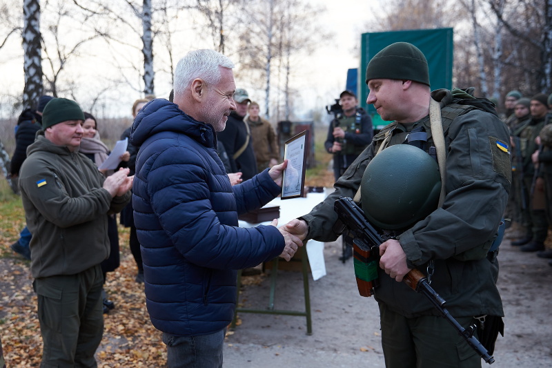 Ігор Терехов нагородив ракетників та артилеристів
