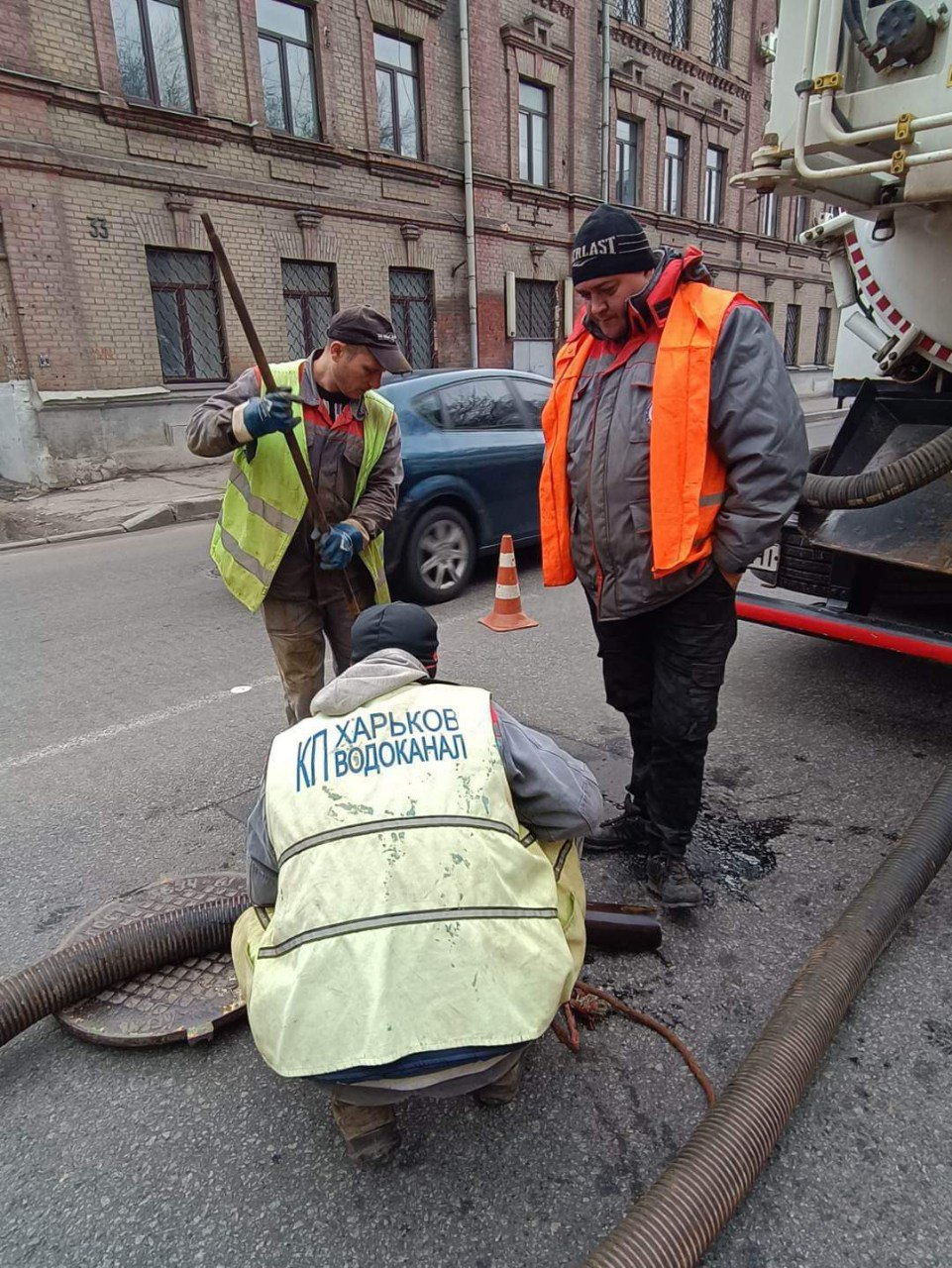 У Харкові з початку року прочистили понад 750 кілометрів мереж водовідведення
