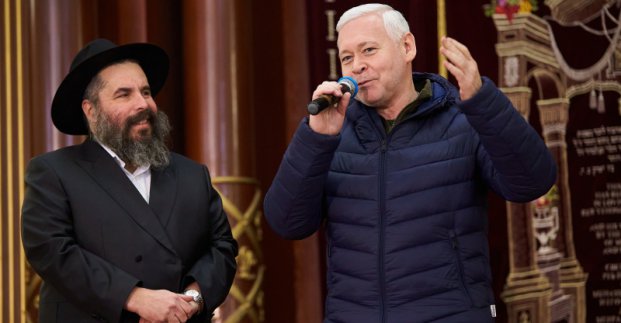 Ігор Терехов привітав євреїв Харкова з Ханукою