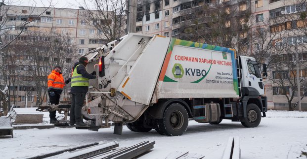 З Харкова за тиждень вивезли майже 35 тисяч кубометрів сміття
