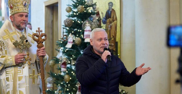 Ігор Терехов привітав харків’ян з Різдвом Христовим