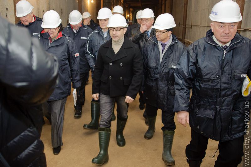 Геннадій Кернес: Готовність станції метро «Перемога» - 45%