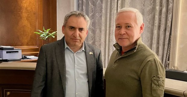 Ігор Терехов зустрівся з ізраїльським державним діячем Зеевом Елькіним