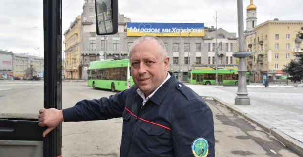#Обличчя_Харкова. Юрій Калініченко - водій, який рятував автобуси з палаючого депо 