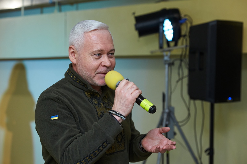 Ігор Терехов привітав жінок ще трьох районів Харкова зі святом весни