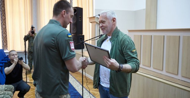 Ігор Терехов привітав військовослужбовців Харківського зонального відділу 