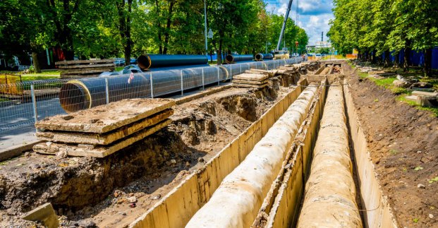 На бульварі Юр’єва перекладають тепломагістраль