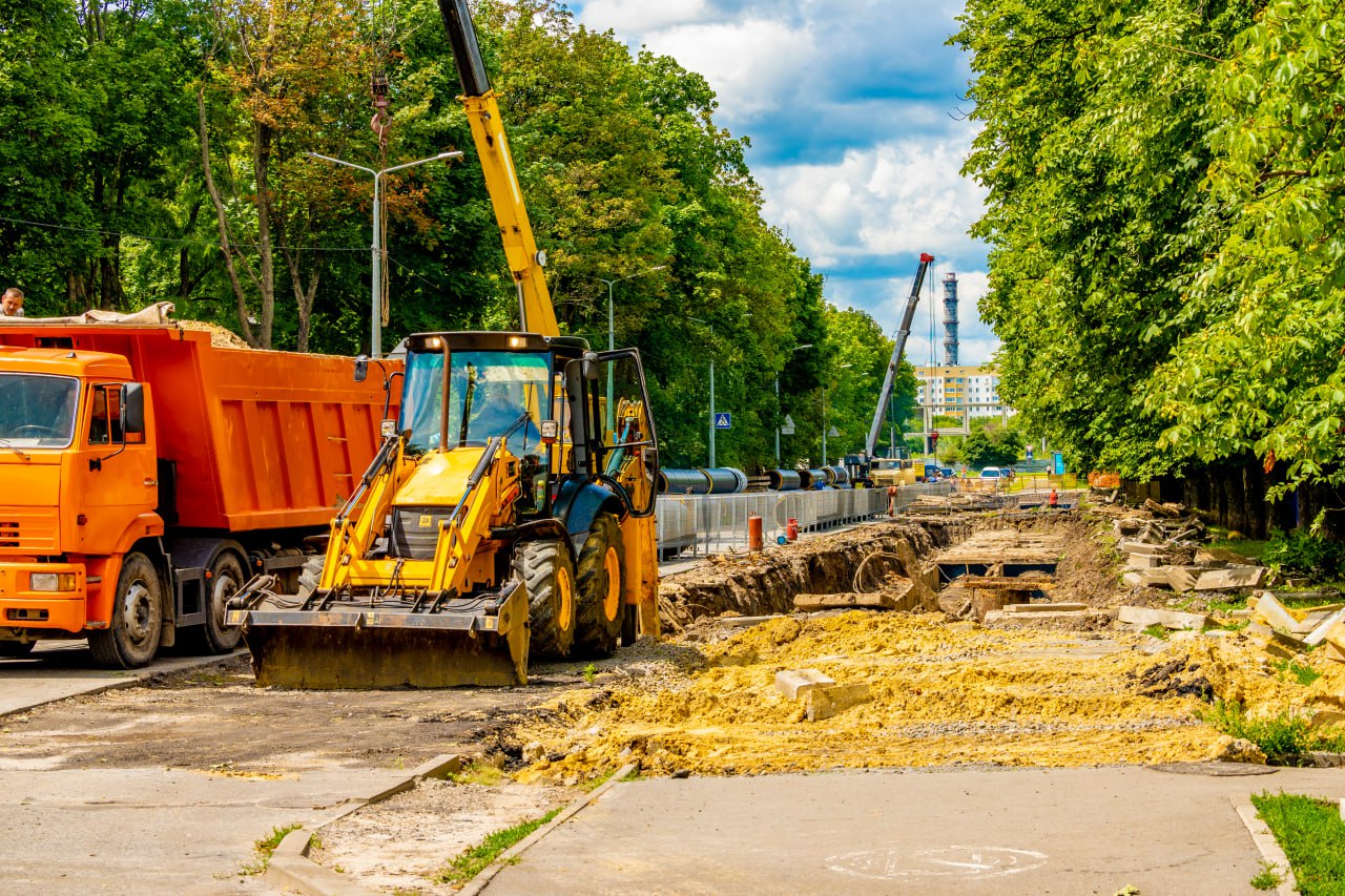 На бульварі Юр’єва перекладають тепломагістраль