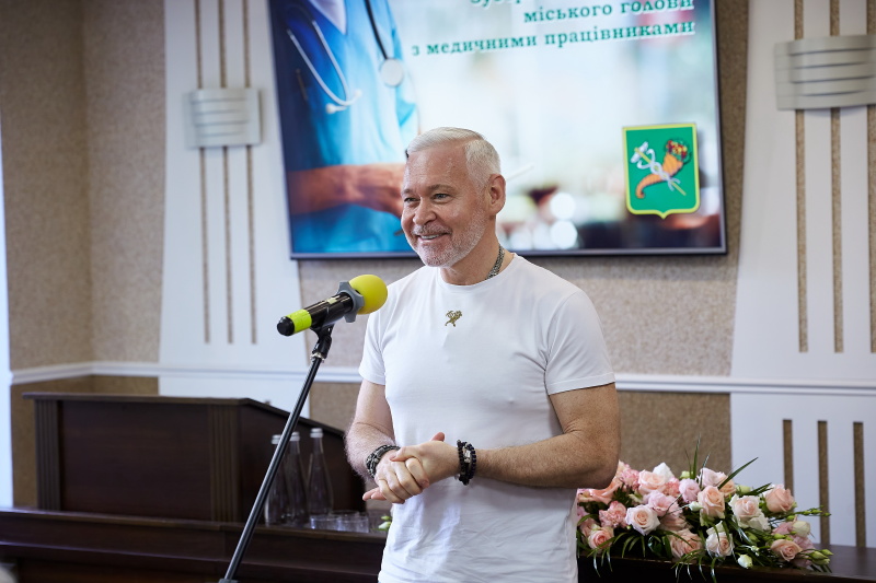 Ігор Терехов привітав медиків Основʼянського району 
