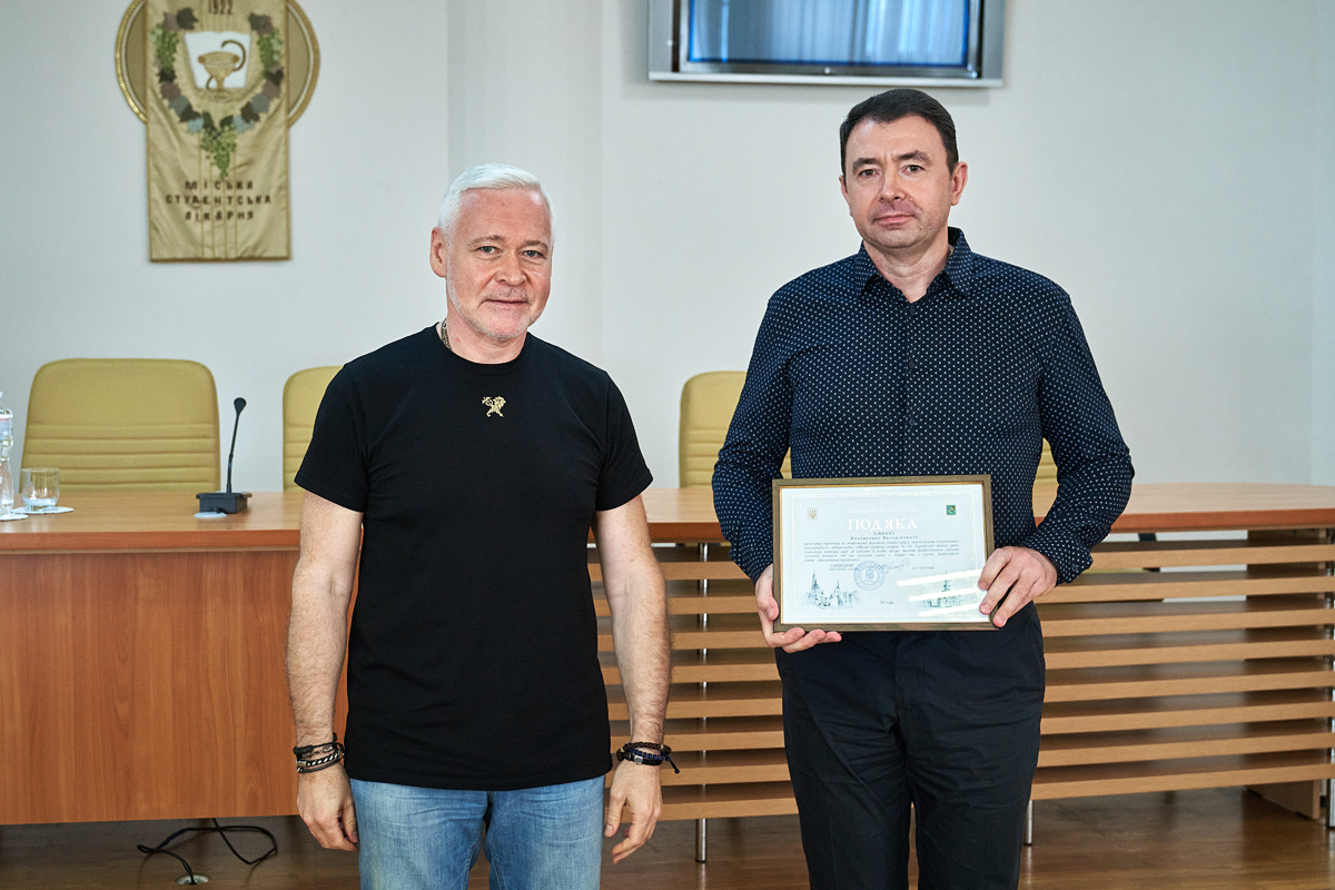 Ігор Терехов привітав з професійним святом керівників міських медзакладів