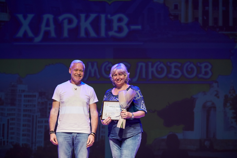 Ігор Терехов привітав з прийдешнім Днем міста мешканців Основʼянського району